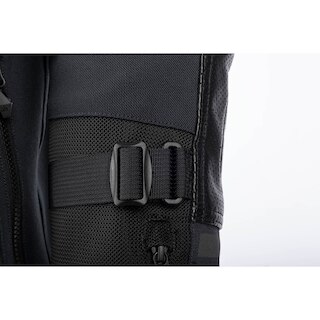 KLIM Induction Pro Giacca Moto Estiva In Pelle E Rete Karbonite, Protettori D3O Livello 2, Nero, Taglia XL